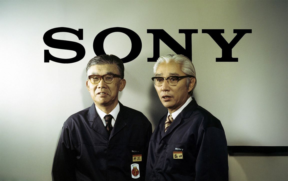 Masaru Ibuka and Akio Morita of Sony.